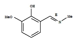 Phenol, 2-methoxy-6-[(e)-(methylimino)methyl]-(9ci) Structure,258354-68-6Structure