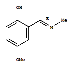 Phenol, 4-methoxy-2-[(e)-(methylimino)methyl]-(9ci) Structure,258354-69-7Structure