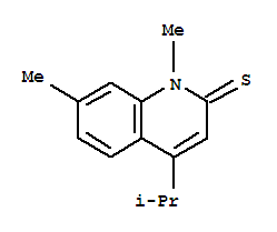 2(1H)-quinolinethione, 1,7-dimethyl-4-(1-methylethyl)- Structure,2584-39-6Structure