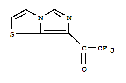 Ethanone, 2,2,2-trifluoro-1-imidazo[5,1-b]thiazol-7-yl-(9ci) Structure,258839-25-7Structure