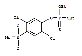 虫螨磷砜结构式_25900-20-3结构式