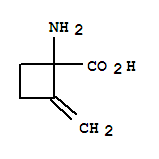 (9ci)-1-氨基-2-亚甲基-环丁烷羧酸结构式_259097-28-4结构式
