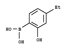 (9ci)-(4-乙基-2-羟基苯基)-硼酸结构式_259209-34-2结构式
