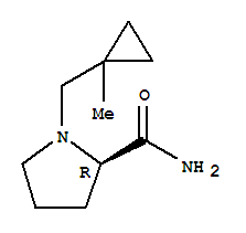 2-Pyrrolidinecarboxamide,1-[(1-methylcyclopropyl)methyl]-,(2r)-(9ci) Structure,259538-92-6Structure