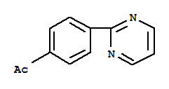 Ethanone, 1-[4-(2-pyrimidinyl)phenyl]-(9ci) Structure,259541-90-7Structure