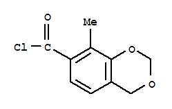 4H-1,3-benzodioxin-7-carbonyl chloride, 8-methyl-(9ci) Structure,259795-43-2Structure