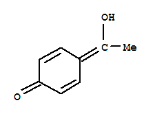 2,5-Cyclohexadien-1-one, 4-(1-hydroxyethylidene)-(9ci) Structure,261172-42-3Structure