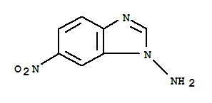 1H-benzimidazol-1-amine,6-nitro-(9ci) Structure,261710-05-8Structure