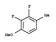 2,3-Difluoro-4-methylanisole Structure,261763-32-0Structure