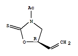 2-Oxazolidinethione, 3-acetyl-5-ethenyl-, (5r)-(9ci) Structure,263349-92-4Structure