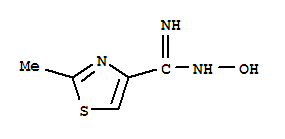 4-Thiazolecarboximidamide,n-hydroxy-2-methyl- Structure,263385-95-1Structure