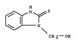 2H-benzimidazole-2-thione,1,3-dihydro-1-(hydroxymethyl)-(9ci) Structure,26345-72-2Structure