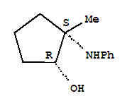 (1r,2s)-rel-(9ci)-2-甲基-2-(苯基氨基)-环戊醇结构式_263546-62-9结构式