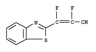 (9ci)-3-(2-苯并噻唑)-2,3-二氟-2-丙烯腈结构式_26418-15-5结构式