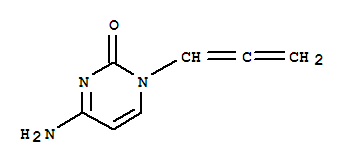 2(1H)-pyrimidinone, 4-amino-1-(1,2-propadienyl)-(9ci) Structure,264611-46-3Structure