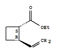 (1s,2r)-(9ci)-2-乙烯-环丁烷羧酸乙酯结构式_264614-04-2结构式