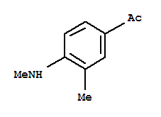 Ethanone, 1-[3-methyl-4-(methylamino)phenyl]-(9ci) Structure,265107-37-7Structure