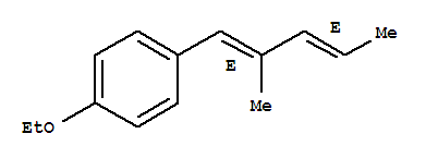 Benzene, 1-ethoxy-4-[(1e,3e)-2-methyl-1,3-pentadienyl]-(9ci) Structure,266351-96-6Structure