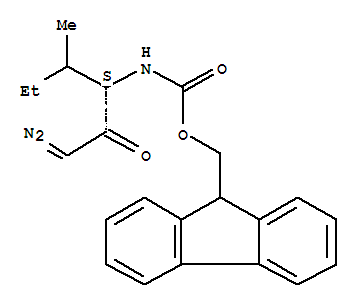 Fmoc-l-ile-chn2结构式_266359-44-8结构式