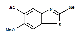 (8ci)-6-甲氧基-2-甲基-5-苯并噻唑甲酮结构式_26749-55-3结构式