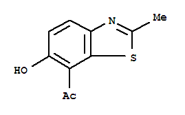 (8ci)-6-羟基-2-甲基-7-苯并噻唑甲酮结构式_26749-62-2结构式