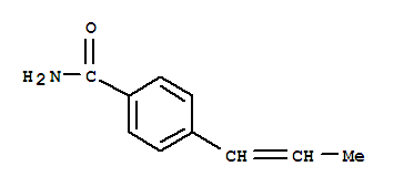 Benzamide, 4-(1-propenyl)-(9ci) Structure,26821-90-9Structure