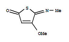 2(5H)-thiophenone,4-methoxy-5-(methylimino)-(9ci) Structure,268213-32-7Structure