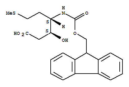 4-氨基-2-[(9H-芴-9-基甲氧基)羰基]-3-羟基硫代庚O-酸结构式_268542-18-3结构式