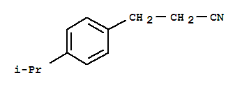 Benzenepropanenitrile, 4-(1-methylethyl)-(9ci) Structure,268729-87-9Structure