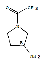 (3r)-(9ci)-1-(三氟乙酰基)-3-吡咯烷胺结构式_270584-80-0结构式