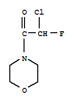 Morpholine, 4-(chlorofluoroacetyl)-(8ci) Structure,27074-60-8Structure