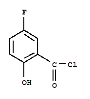 Benzoyl chloride, 5-fluoro-2-hydroxy-(9ci)Structure,2728-74-7Structure Benzoyl chloride, 5-fluoro-2-hydroxy-(9ci) Structure,2728-74-7Structure