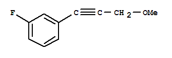 Benzene, 1-fluoro-3-(3-methoxy-1-propynyl)-(9ci) Structure,273938-11-7Structure