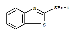 (9ci)-2-[(1-甲基乙基)硫代]-苯并噻唑结构式_27410-44-2结构式