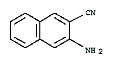 (9ci)-3-氨基-2-萘甲腈结构式_27533-39-7结构式