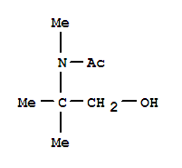 (9ci)-n-(2-羟基-1,1-二甲基乙基)-n-甲基-乙酰胺结构式_276240-69-8结构式