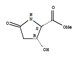 dl-顺式-(8ci)-3-羟基-5-氧代脯氨酸甲酯结构式_2764-46-7结构式