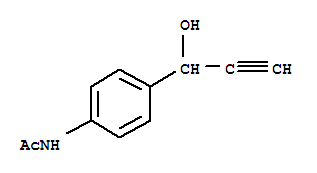 Acetamide, n-[4-(1-hydroxy-2-propynyl)phenyl]-(9ci) Structure,276884-83-4Structure