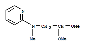 (9ci)-n-(2,2-二甲氧基乙基)-n-甲基-2-吡啶胺结构式_277299-80-6结构式