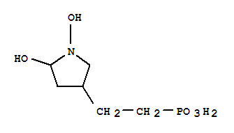 (9ci)-[2-(1,5-二羟基-3-吡咯烷)乙基]-磷酸结构式_278778-55-5结构式