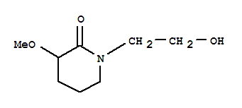 (9ci)-1-(2-羟基乙基)-3-甲氧基-2-哌啶酮结构式_278794-14-2结构式