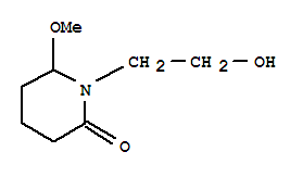 (9ci)-1-(2-羟基乙基)-6-甲氧基-2-哌啶酮结构式_278794-15-3结构式