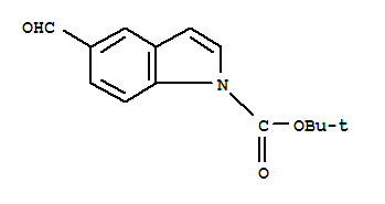 N-boc-1h-indole-5-carbaldehyde Structure,279256-09-6Structure