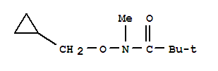 Propanamide, n-(cyclopropylmethoxy)-n,2,2-trimethyl- Structure,279671-15-7Structure