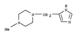 (9ci)-1-(1H-咪唑-4-甲基)-4-甲基-哌嗪结构式_279679-93-5结构式