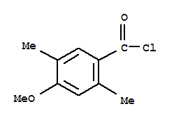 Benzoyl chloride, 4-methoxy-2,5-dimethyl-(9ci)Structure,279693-84-4Structure Benzoyl chloride, 4-methoxy-2,5-dimethyl-(9ci) Structure,279693-84-4Structure