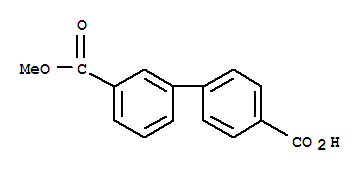 3-(Methoxycarbonyl)[1,1-biphenyl]-4-carboxylic acid Structure,281232-91-5Structure