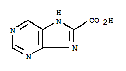 1H-嘌呤-8-羧酸(9ci)结构式_28128-23-6结构式