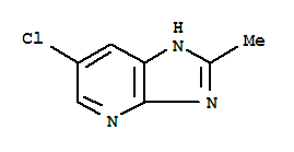 1H-imidazo[4,5-b]pyridine, 6-chloro-2-methyl- Structure,28279-50-7Structure