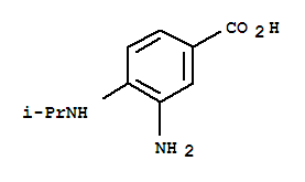 (9ci)-3-氨基-4-[(1-甲基乙基)氨基]-苯甲酸结构式_284673-06-9结构式